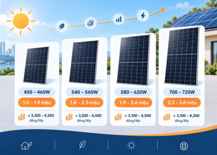 pin năng lượng mặt trời giá