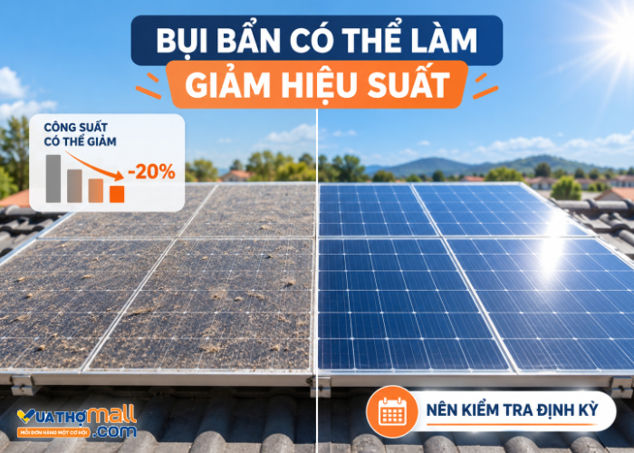 bao lâu nên vệ sinh tấm pin năng lượng mặt trời