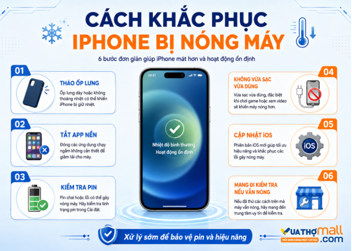 iphone nóng bất thường