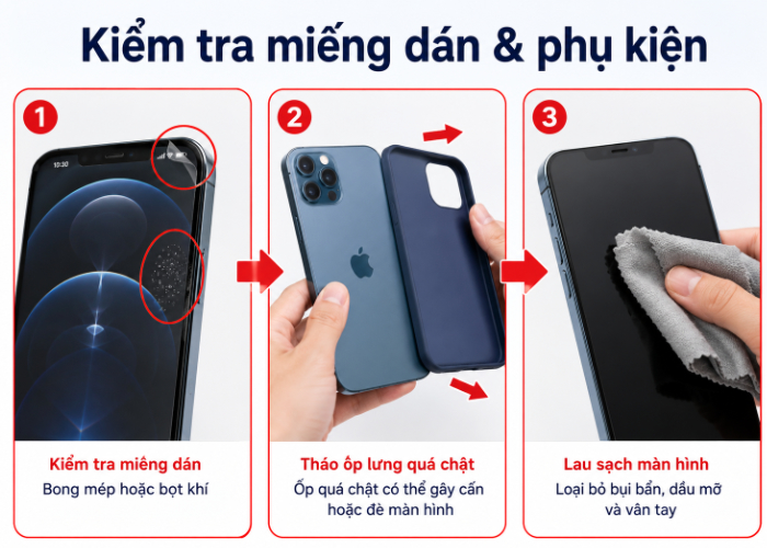 iphone 12 pro max bị đơ màn hình