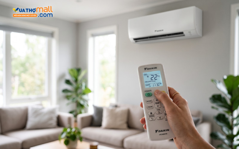 Hướng dẫn cách dùng remote máy lạnh Daikin chi tiết từ A - Z