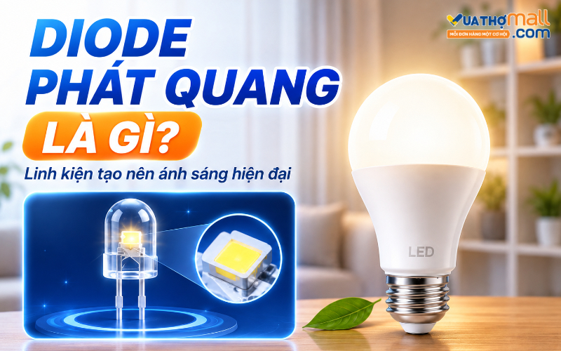 Diode phát quang là gì? Cấu tạo và nguyên lý hoạt động