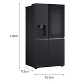 635 lít - Side by Side - Inverter GR-X257BL - ảnh 3