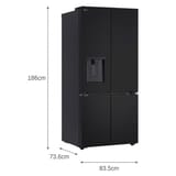 607 lít - Tủ nhiều cửa - Inverter LFD61BLGA - ảnh 3