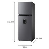 409 lít - Ngăn đá trên - Inverter GR-RT535WEA-PMV(06)-MG - ảnh 3