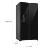 634 lít - Side by Side - Inverter RS80F65J2BSV - ảnh 3