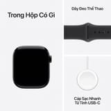 Watch Series 10 GPS 42mm viền nhôm dây thể thao - Đen - ảnh 2