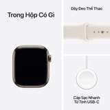 Watch Series 11 GPS + Cellular 42mm viền Titanium dây thể thao - Titan vàng - ảnh 3