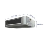 Giấu trần Inverter 2.5 HP FBFC60DVM9/RZFC60EVM+BRC2E61 - ảnh 2
