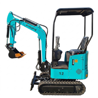 Máy xúc bánh xích mini Ronggong EZ-12 - Máy xúc bánh xích mini Qingzhou Ronggong Machinery EZ-12 - ảnh 1