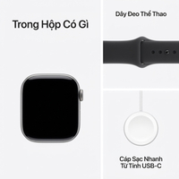 Watch Series 11 GPS + Cellular 42mm viền nhôm dây thể thao - Xám - Apple Watch Series 11 GPS + Cellular 42mm viền nhôm dây thể thao - Xám - ảnh 3