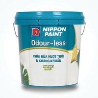 15L - Sơn nội thất Nippon Paint Odour-less Chùi Rửa Vượt Trội & Kháng Khuẩn - Sơn nội thất Nippon Paint Odour-less Chùi Rửa Vượt Trội & Kháng Khuẩn 15L - ảnh 1