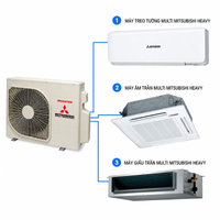 Combo Máy lạnh Multi Inverter 3.5HP SCM80ZM-S1 + SRK35ZSS-W5/FDTC25VH1/SRR25ZSS-W - Combo Máy lạnh Multi Mitsubishi Heavy Inverter 3.5HP SCM80ZM-S1 + SRK35ZSS-W5/FDTC25VH1/SRR25ZSS-W - ảnh 2