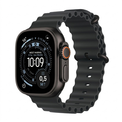 Watch Ultra 3 GPS + Cellular 49mm Apple Viền Titanium Dây Ocean - Titan đen