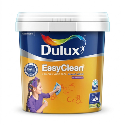 15L - Sơn Nội Thất Dulux EasyClean Lau Chùi Hiệu Quả Bóng 99AB
