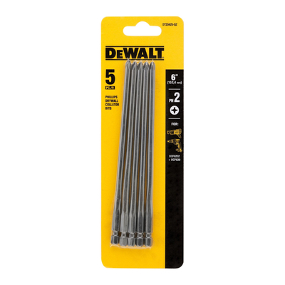 Mũi Vặn Vít Thạch Cao DEWALT DT20425-QZ PH2 156mm 5 Chi Tiết