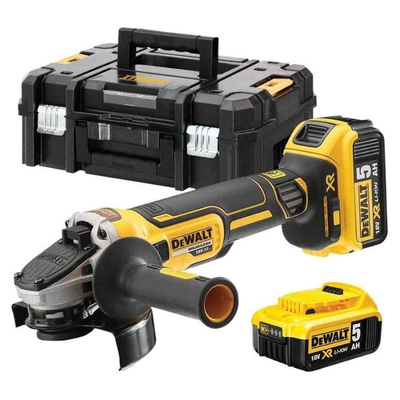 Máy mài góc pin DEWALT DCG405P2 18V 125mm — Không chổi than