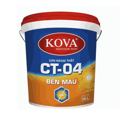 18L - Sơn Ngoại Thất Cao Cấp KOVA CT-04 Bền Màu Bóng Nền D,A