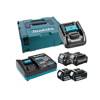 Bộ Pin Sạc Makita 191T64-6 — PSKG2 Kèm DC40RA, ADP10, Makpac