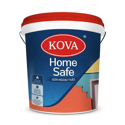 16L - Sơn Ngoại Thất Cao Cấp KOVA Home Safe Bóng Mờ — Nền S,T,D,A