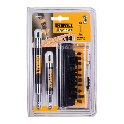 Bộ Mũi Vặn Vít DEWALT DT70512T-QZ 14 Chi Tiết Impact Torsion