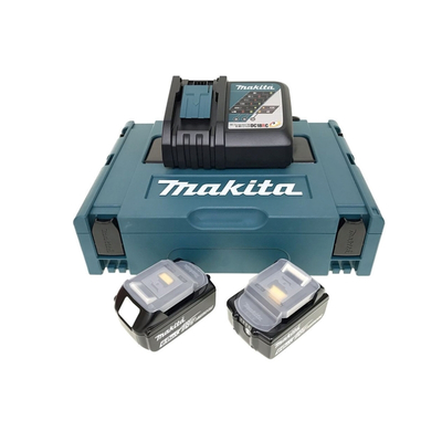 Bộ Pin Sạc Makita 198116-4 MKP1RG182 (2 Pin BL1860B 18V 6.0Ah + Sạc DC18RC)