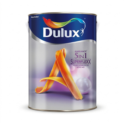 5L - Sơn nội thất Dulux Ambiance 5in1 Superflexx Bóng Mờ Z611