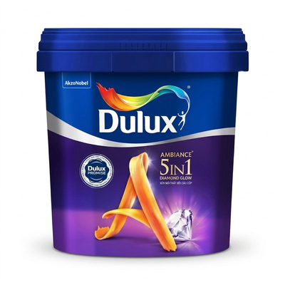 5L - Sơn Nội Thất Dulux Ambiance 5in1 Diamond Glow Siêu Bóng 66AB