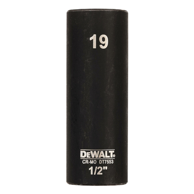 Đầu Tuýp Đen Sâu DEWALT DT7553-QZ 19mm 1/2 inch