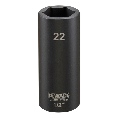Đầu tuýp dài đen DeWALT DT7556-QZ 22mm 1/2 inch