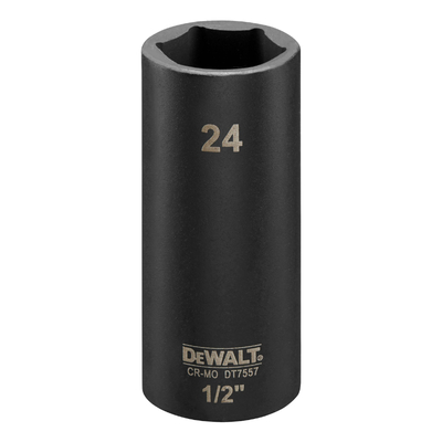 Đầu tuýp đen sâu DEWALT DT7557-QZ 24mm 1/2 inch