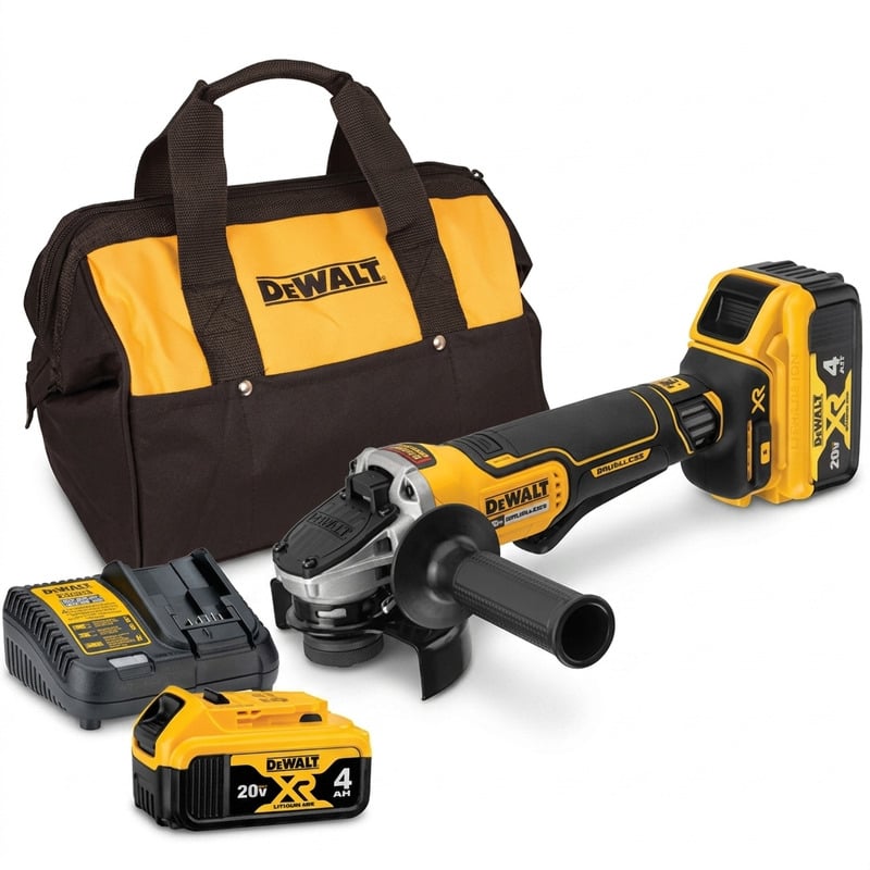 Máy Mài Góc Dùng Pin DEWALT DCG413BM2 20V Max 100mm Kèm 2 Pin 4Ah