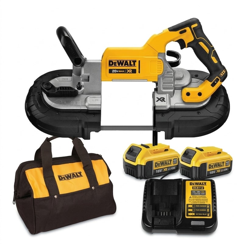 Máy Cưa Vòng Dùng Pin DEWALT DCS374M2 18V XR Không Chổi Than
