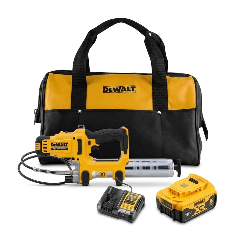 Máy Bơm Mỡ Dùng Pin DEWALT DCGG581P2 18V XR