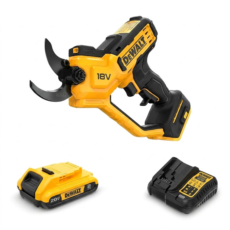Kéo Cắt Cành Pin DEWALT DCMPP568D1 18V XR Kèm Pin 2Ah & Sạc