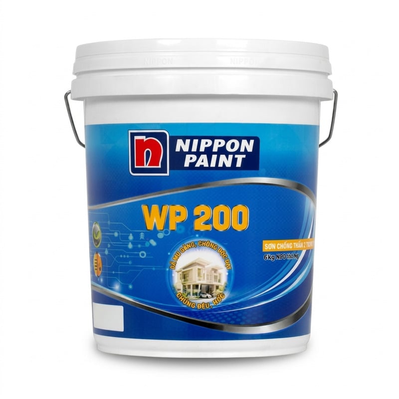 Sơn chống thấm 2 trong 1 Nippon NP WP 200 6KG