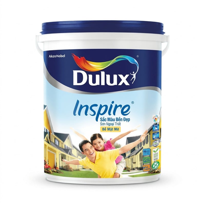 Sơn ngoại thất Dulux Inspire Mờ Z98 5L