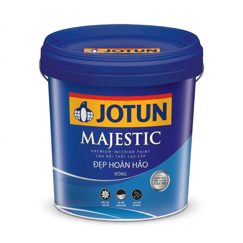 Sơn Nội Thất Jotun Majestic Đẹp Hoàn Hảo Bóng 15L
