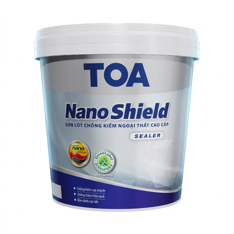 Sơn Lót Ngoại Thất TOA NanoShield Sealer 15L