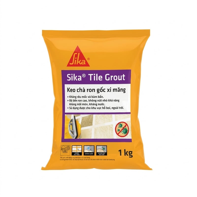 1kg - Keo chà ron Sika® Tile Grout - Trắng