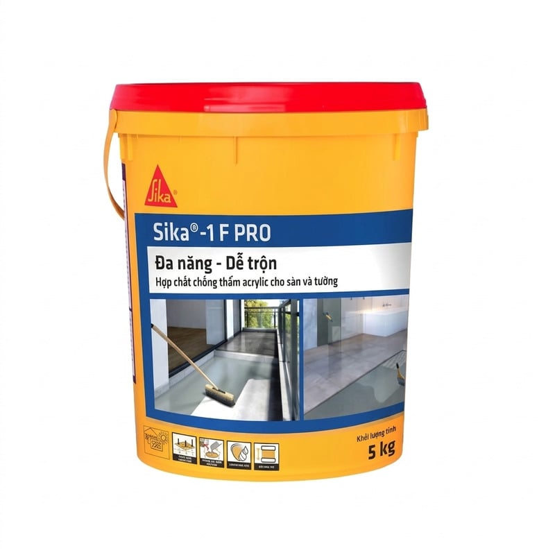 Hợp Chất Chống Thấm Sika®-1 F Pro 5kg