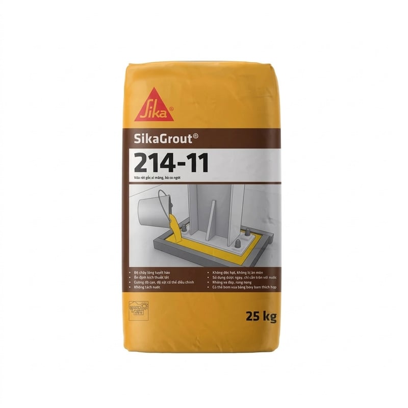 Vữa Rót Không Co Ngót Sika Sikagrout 214-11 25kg