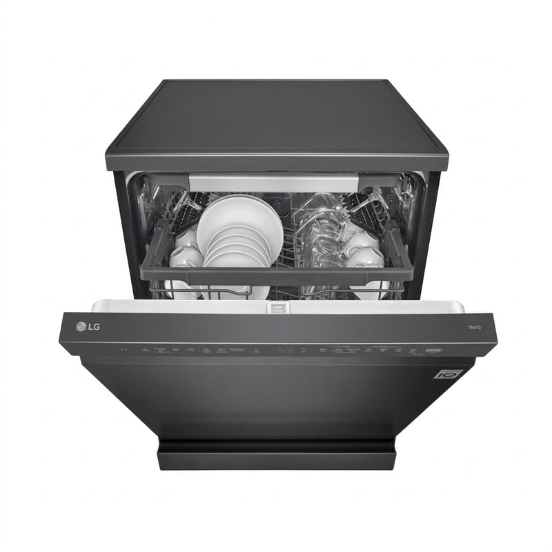 Máy rửa chén độc lập LG LDT14BLA4 14 bộ — QuadWash TrueSteam màu đen