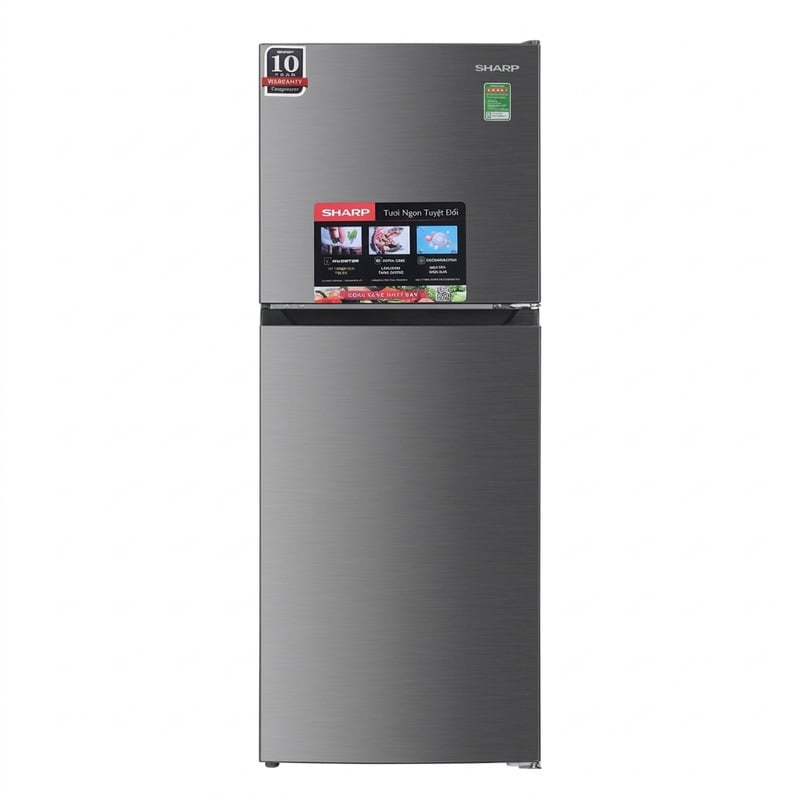 Tủ Lạnh Sharp Inverter 215 lít 2 Cửa SJ-X215V-SL