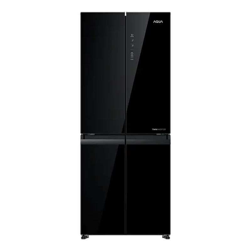 Tủ Lạnh Aqua Inverter 410 lít Multi Door 4 Cánh Mặt Gương AQR-M466XA(GB)