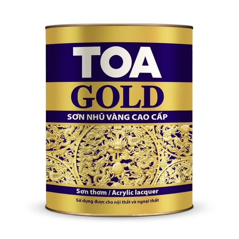 Sơn nhũ vàng TOA Gold Lacquer AU7900 5L