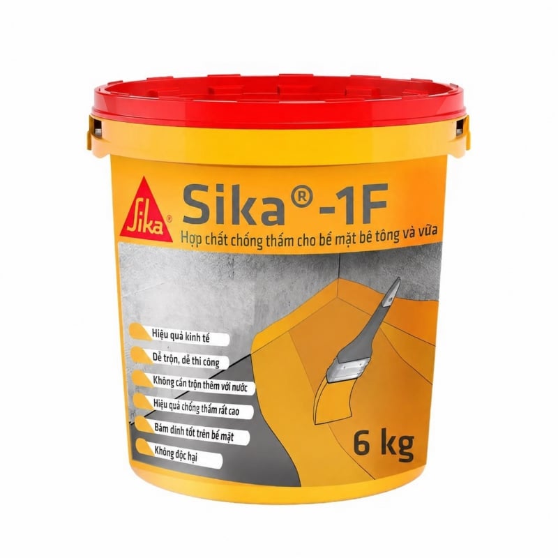 Phụ Gia Chống Thấm Sika®-1 F 6kg