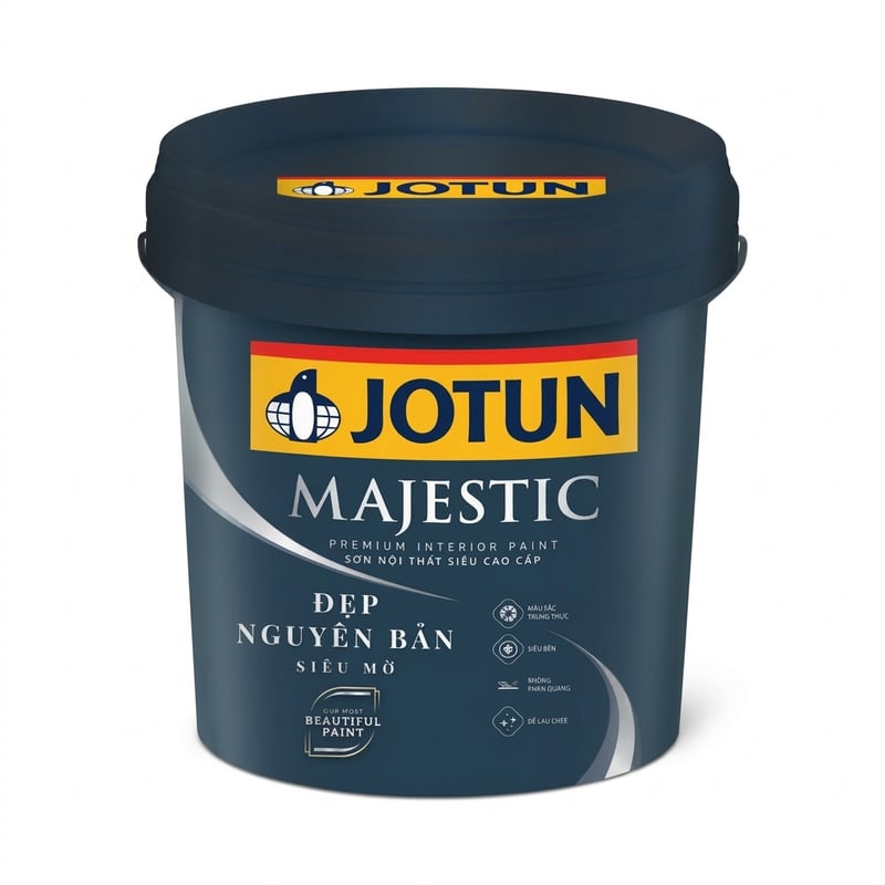 Sơn Nội Thất Jotun Majestic Đẹp Nguyên Bản 1L