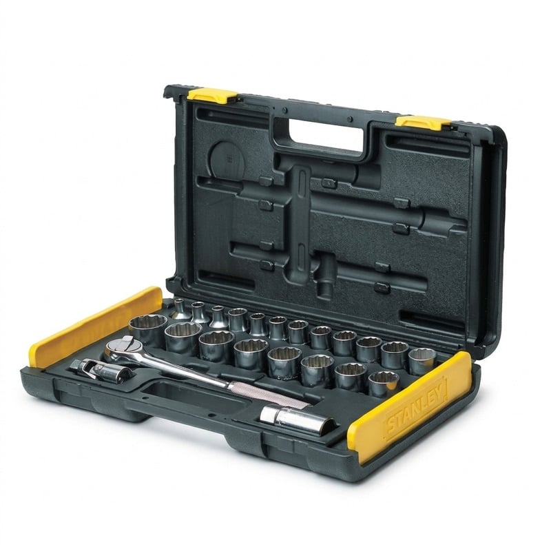 Bộ khẩu Stanley 86-478 1/2 inch 12 cạnh 27 chi tiết