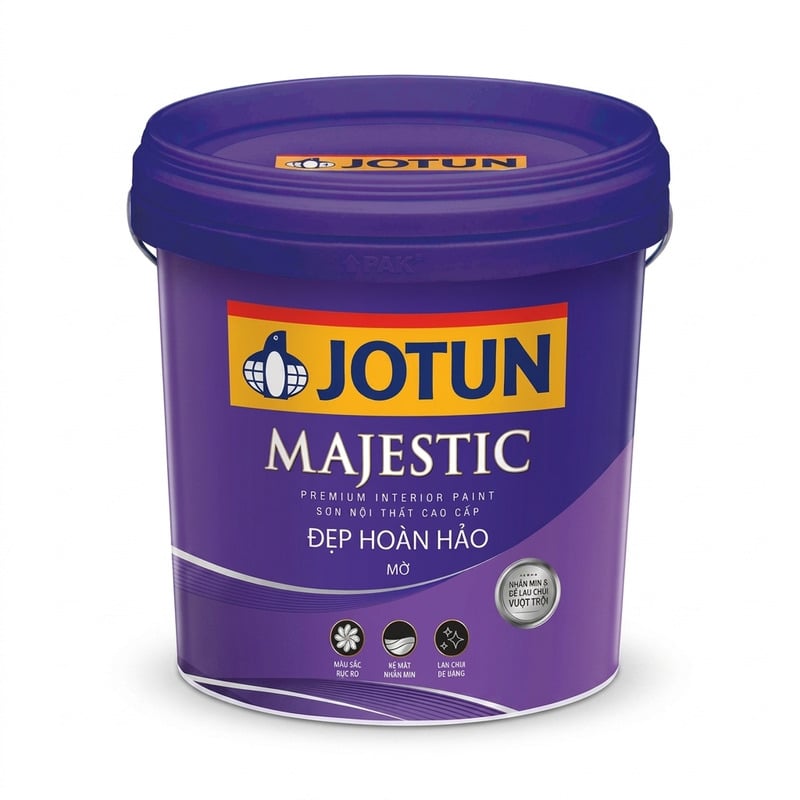 Sơn Nội Thất Jotun Majestic Đẹp Hoàn Hảo Mờ 1L